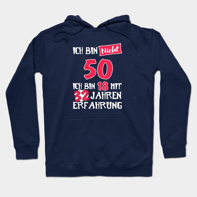 i'm not 50, i am 18 with 32 years experience Hoodie by bennani store